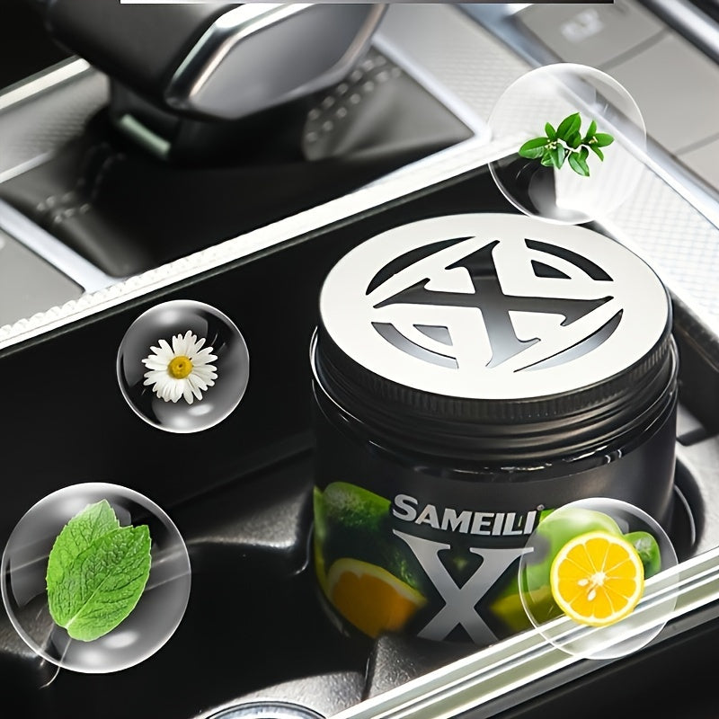 Car Air Freshener Solid Balm Long-Lasting Odor Eliminator Aromatherapy Plastic