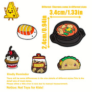 25 Pieces Food Series Plastic Toy Food Set for Children