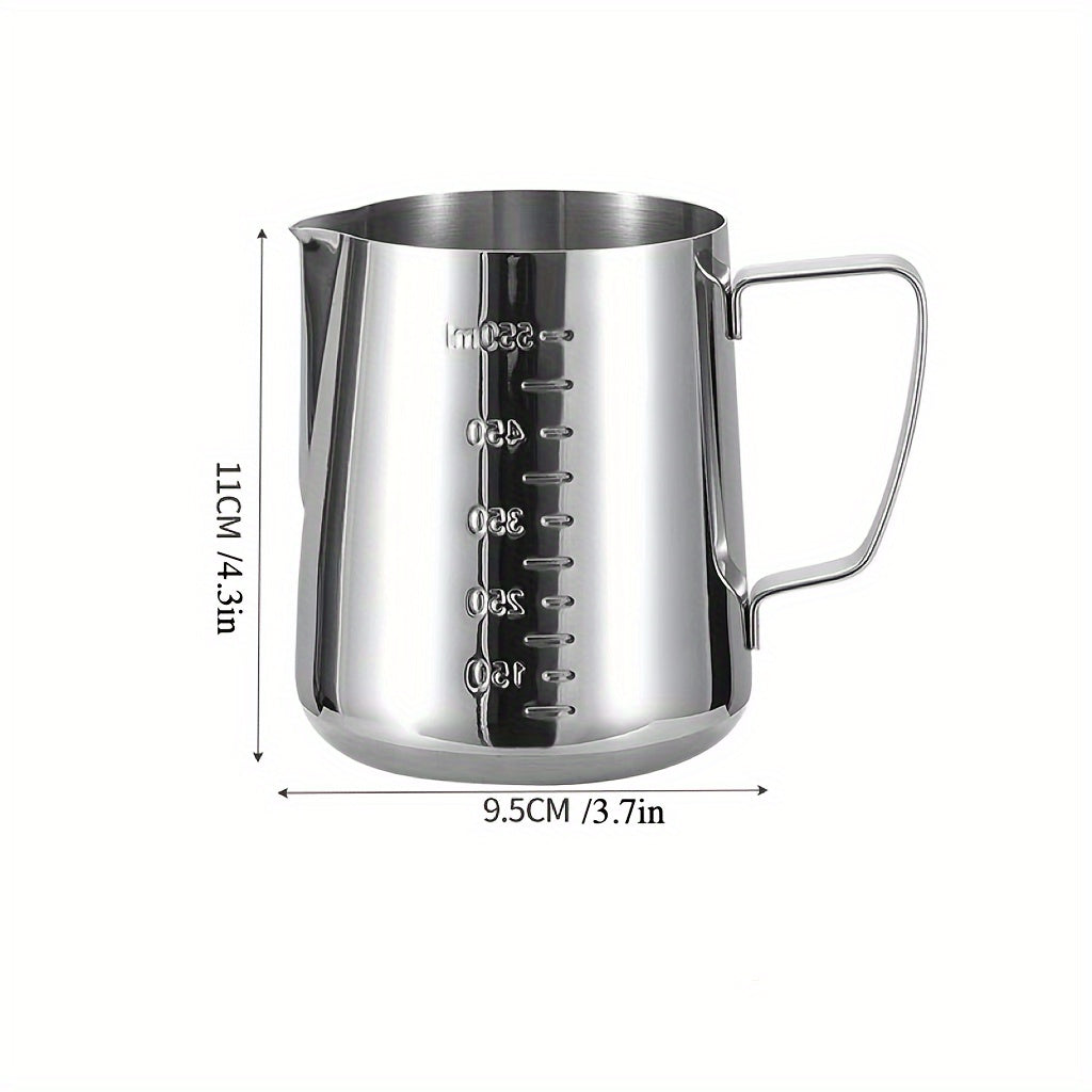 Stainless Steel Milk Frother Cup 350ml 600ml for Coffee and Espresso
