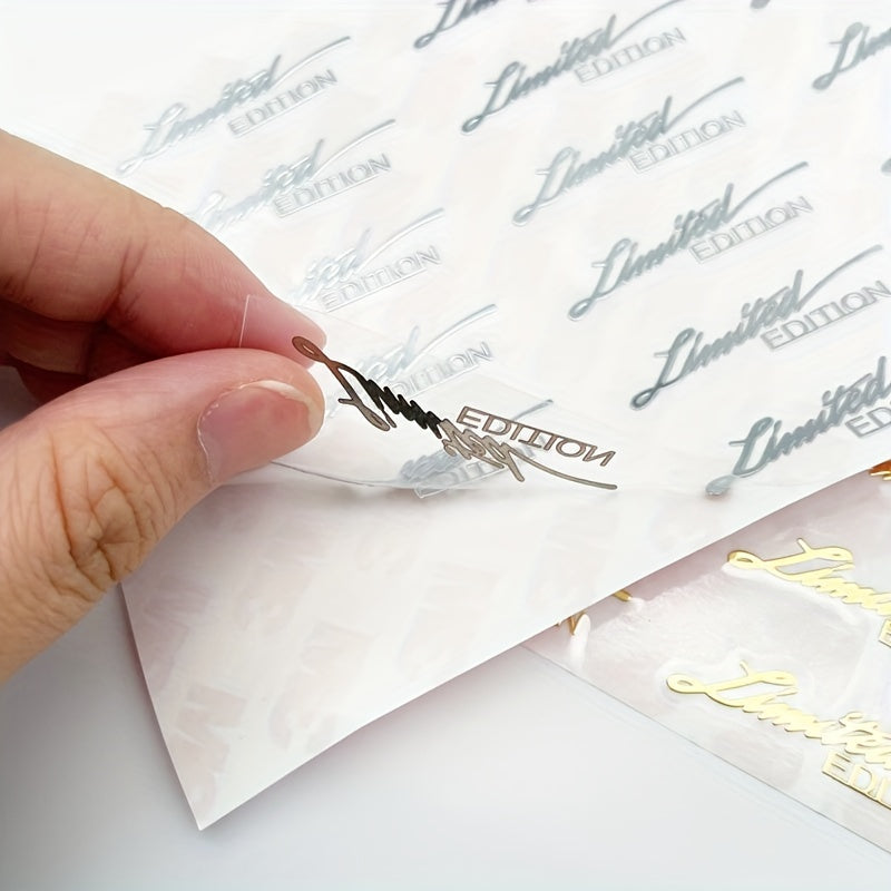 4 dona Universal 3D Metall Avtomobil Emblemalari Badg Logo Dekal Ichki Qo'shimchalar