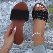 Women's Breathable Slide Sandals Lightweight Open Toe Summer Shoes