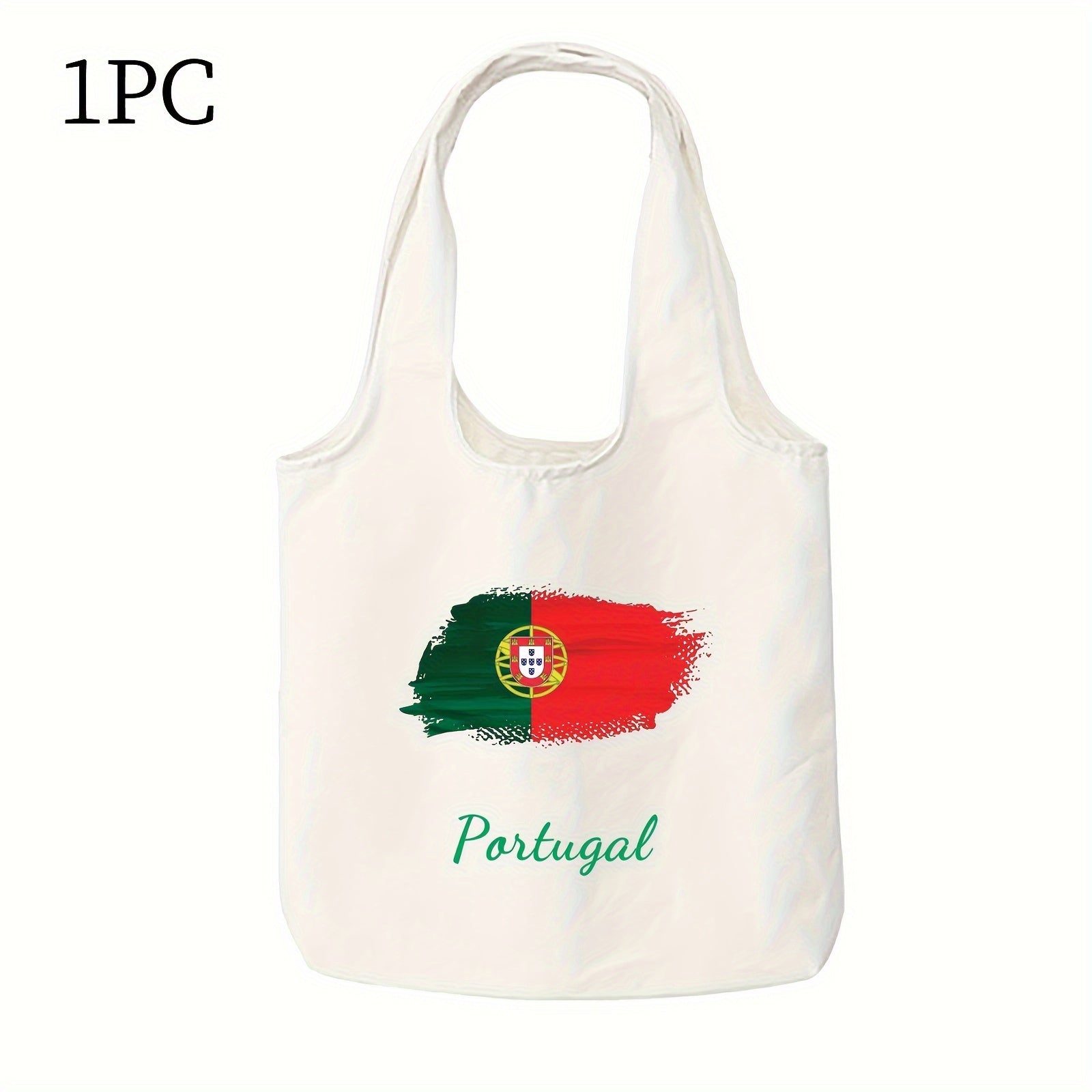 Double-Sided Print Canvas Tote Bag Durable Stylish Large Everyday Use