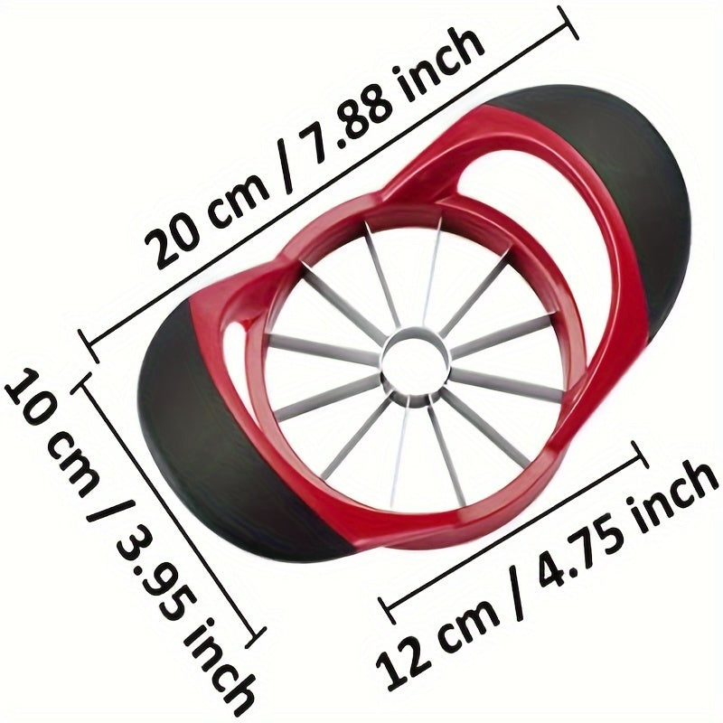 Stainless Steel Apple Slicer 12-Blade Fruit and Vegetable Corer and Divider