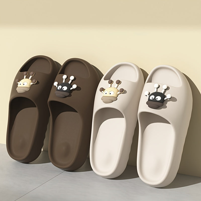 Women's EVA Slides Ultra-Soft Quick-Dry Indoor Outdoor Solid Color