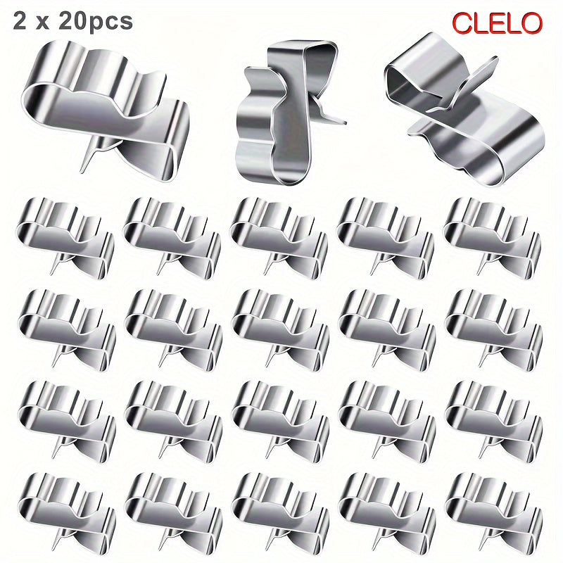 Stainless Steel Trailer Wire Clips Auto Boat Trailer Cable Clips Replacement Parts
