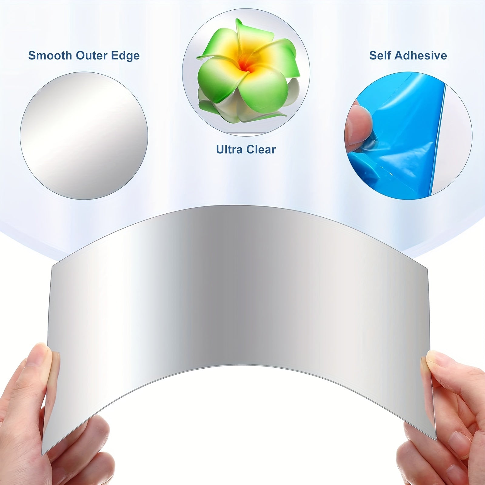 10 moslashuvchan o'z-o'zini yopishtiradigan oynali stikerlar devor bezaklari uchun uy va maktab