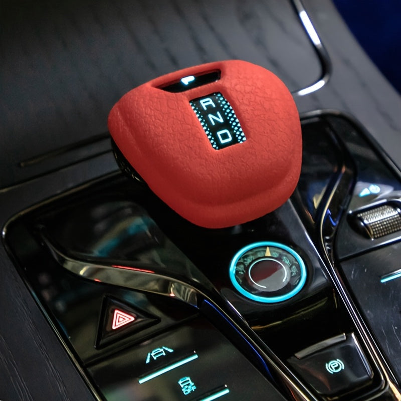 Silicone Gear Shift Knob Cover Anti-Slip Protective Sleeve for EVs