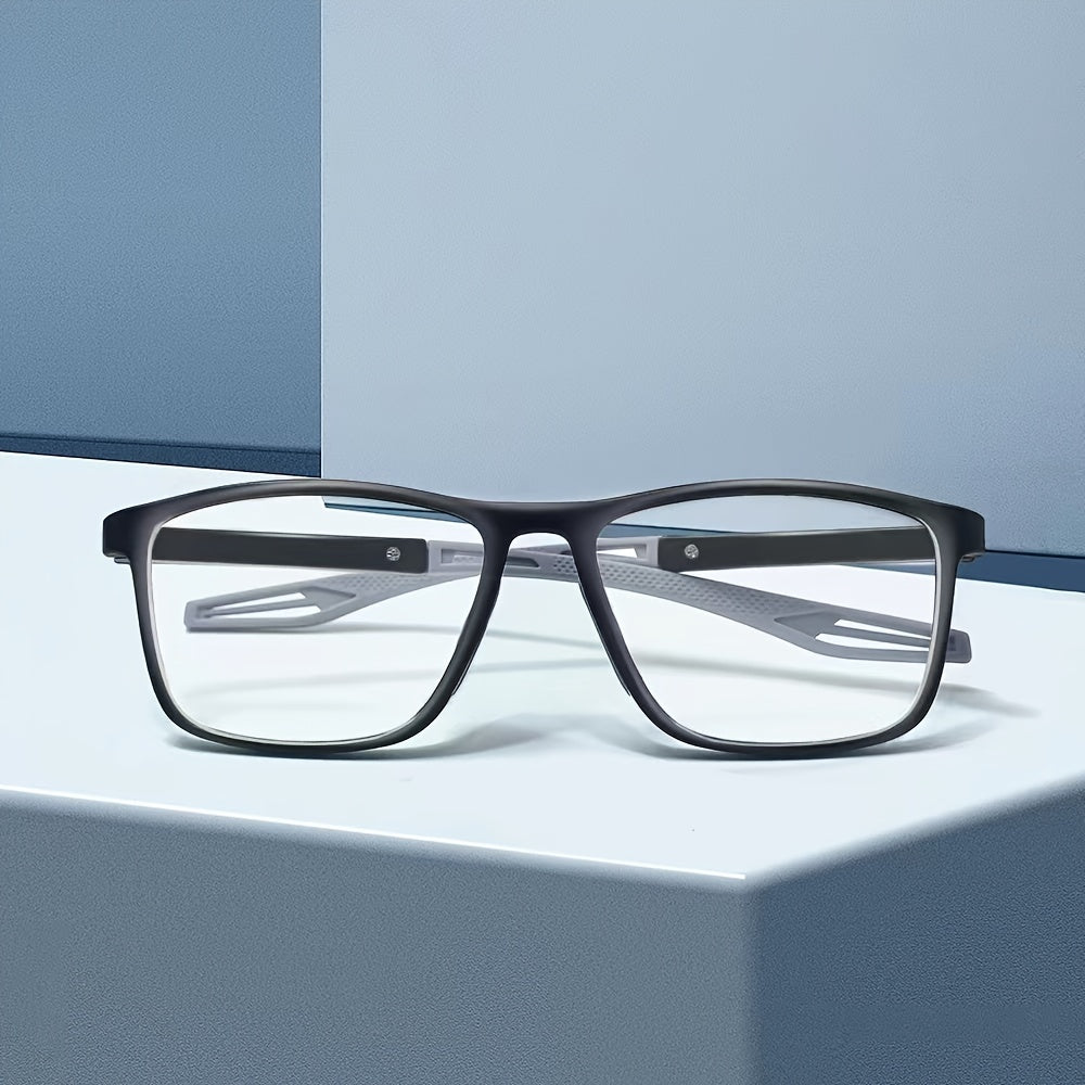 Men's Presbyopia Reading Glasses with Anti-Slip TR90 Frame and HD Lenses