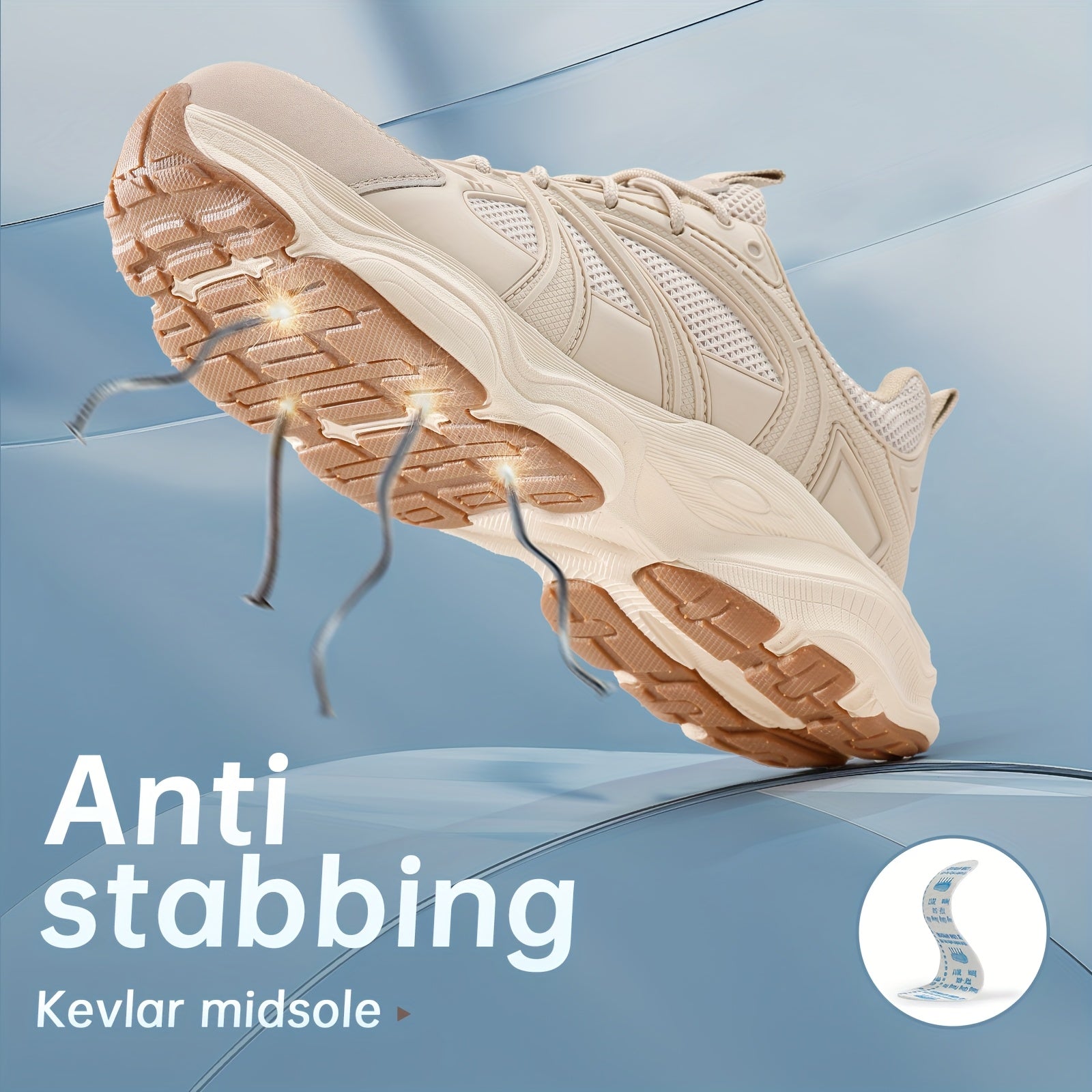 Women's Breathable Low Top Safety Shoes Anti-Smash Puncture Durable EVA