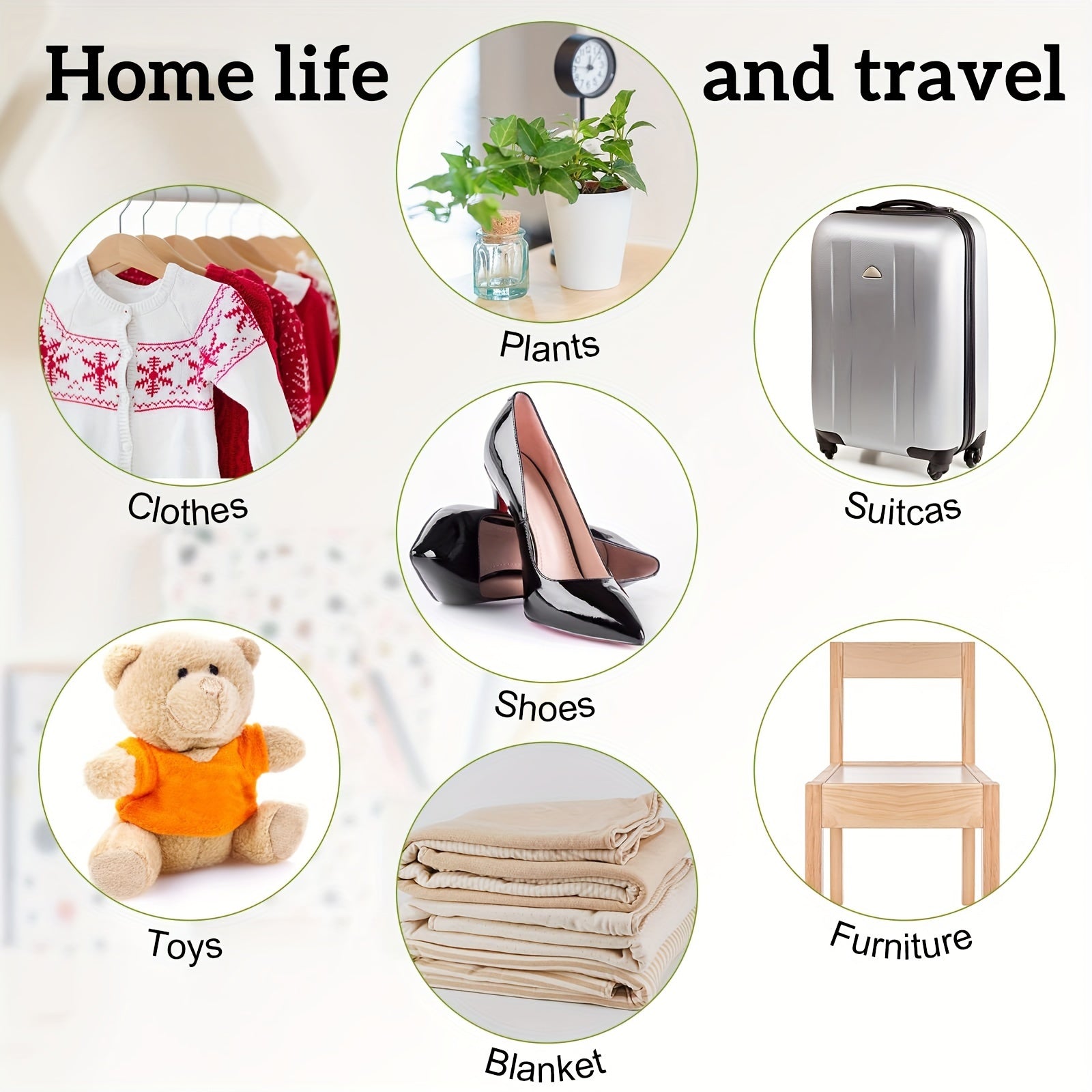 10 Large Transparent Storage Bags Waterproof Dustproof Moistureproof for Clothes Luggage Blankets