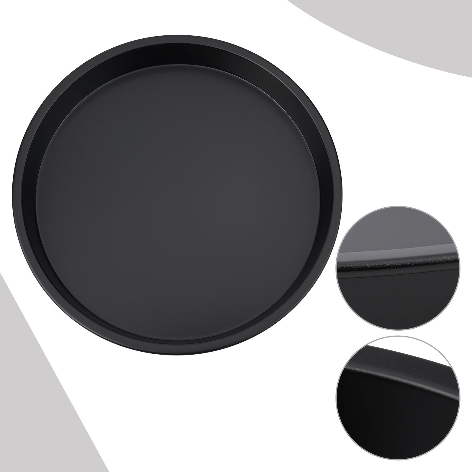 Non-Stick Pizza Baking Pan 8/10 Inch Carbon Steel Heat Resistant Easy to Clean