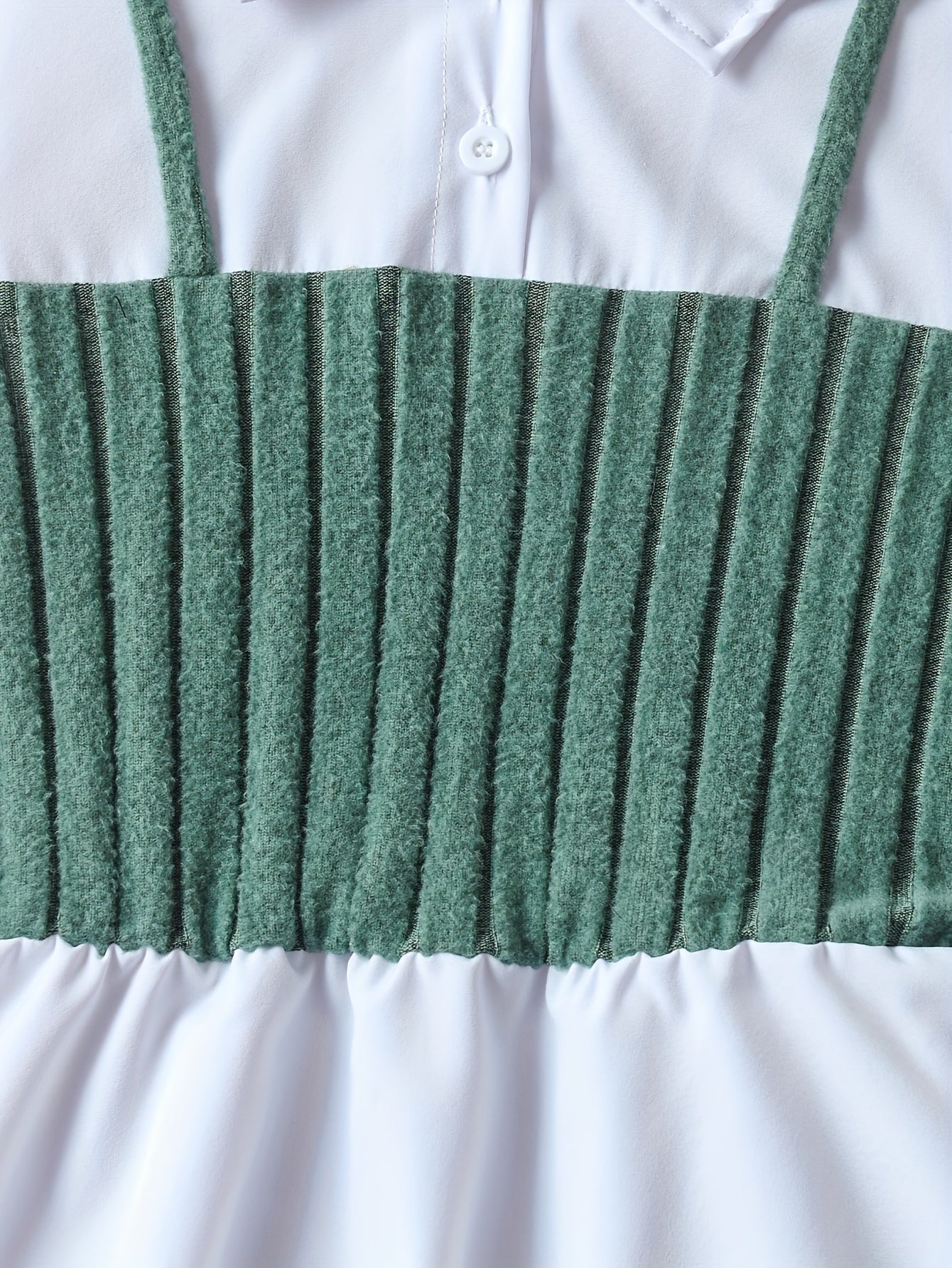 Qizlar uchun 2-qismli zamonaviy kiyim: Uzun yengli bir rangli bluzka va kesish dizayni, tor shimlar bilan birga. Bahor va kuzda ochiq havoda faoliyatlar uchun mukammal.