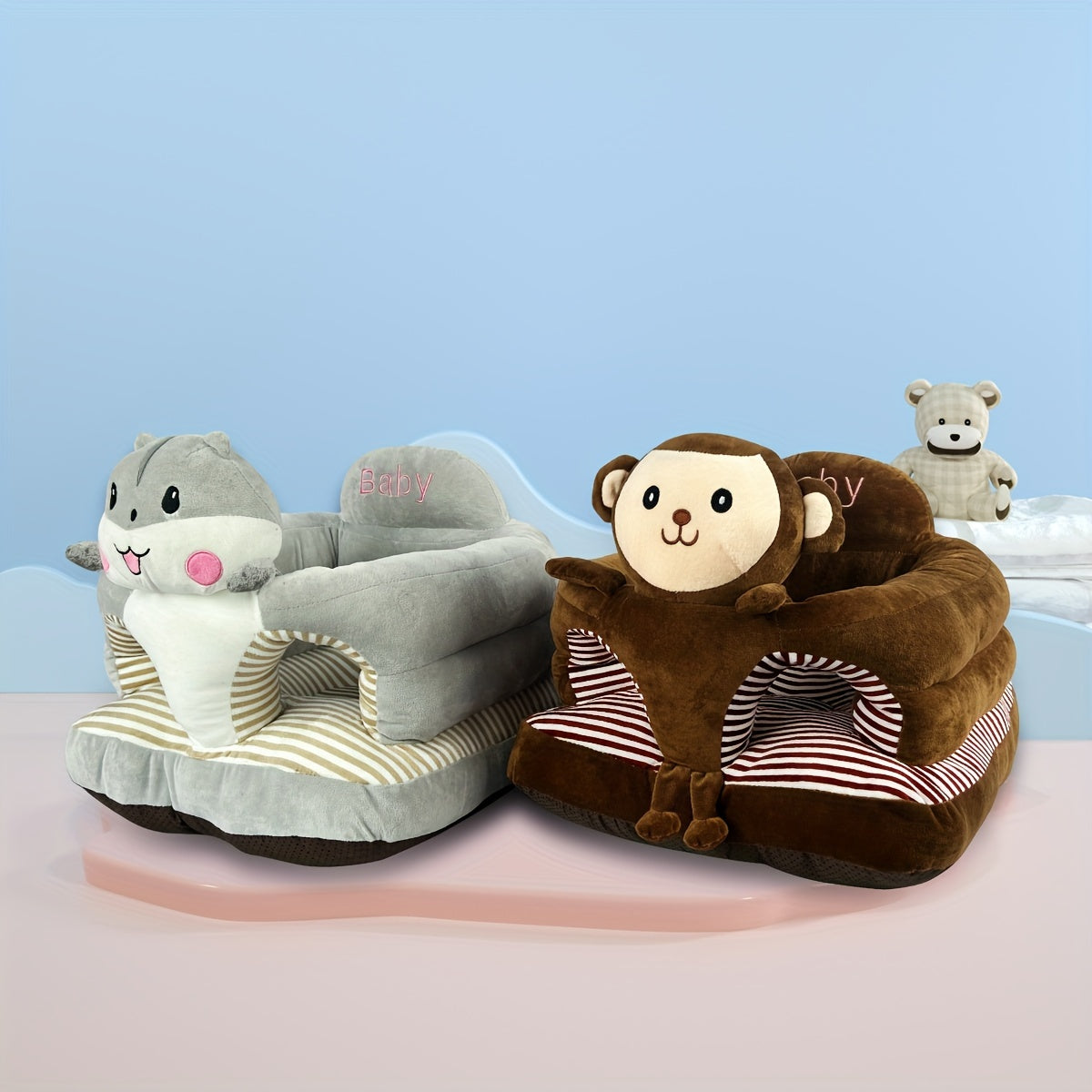 Kids Sofa for Sitting Posture Backrest Cute Design Room Decor