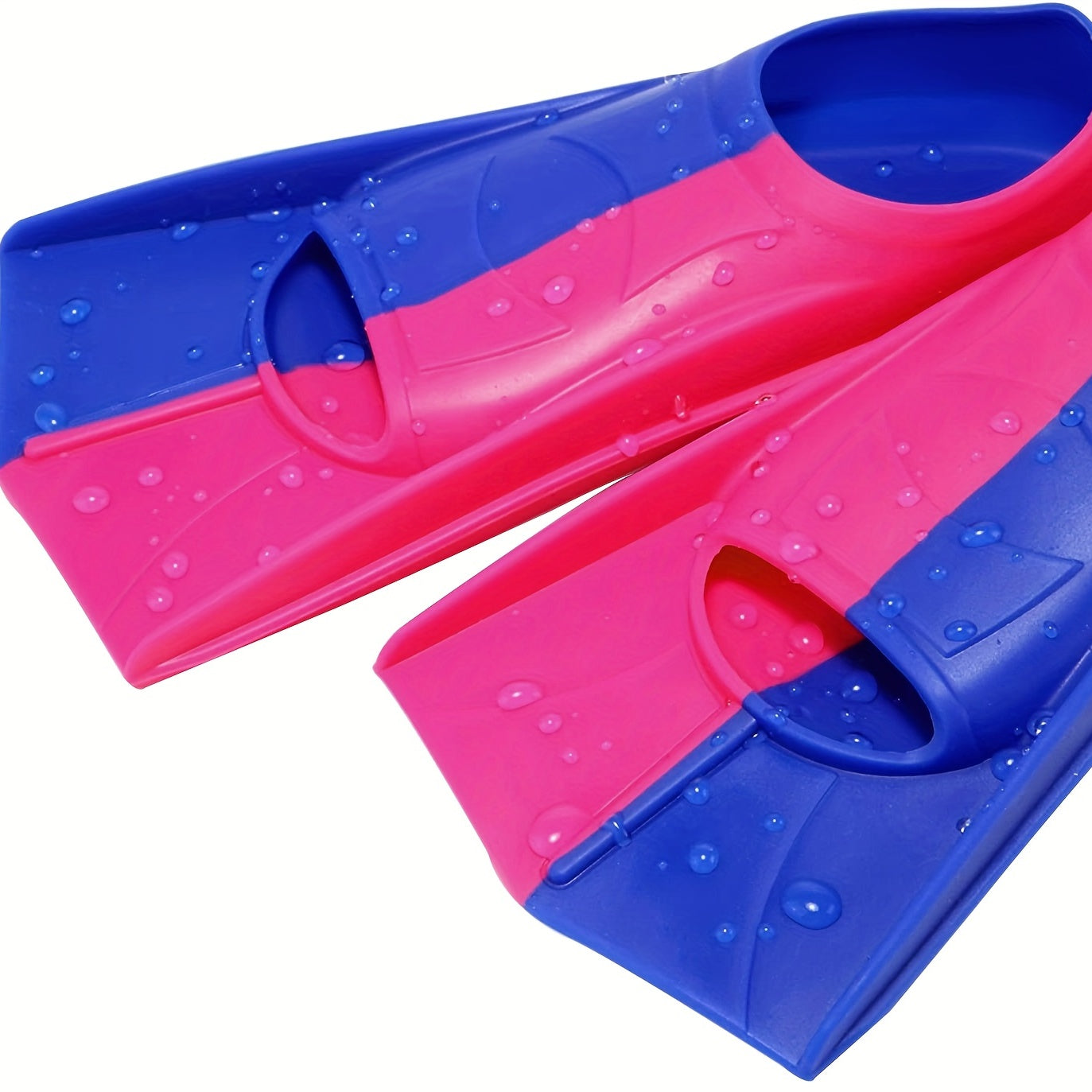 Kids Silicone Swim Fins for Beginners Full Foot Mixed Color