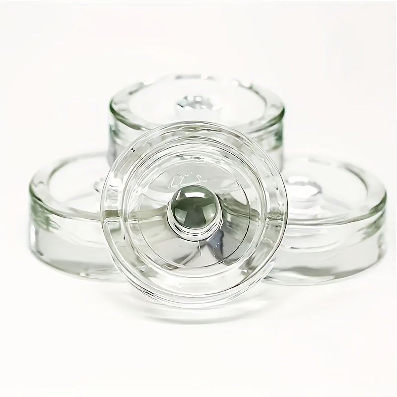 Glass Fermentation Weights with Handle and Wide-Mouth Mason Jar Lid Food-Grade Material