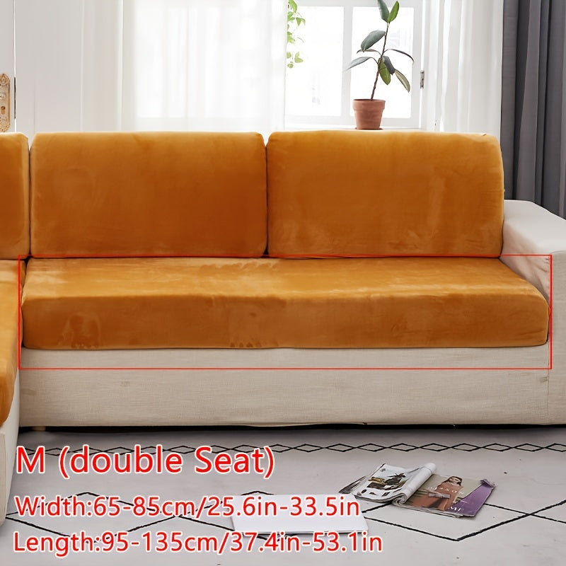 Velvet divan qoplamasi qishki iliqlik va barcha mavsumlar uchun to'liq qoplama ta'minlaydi. Cho'ziluvchan, changdan himoyalangan va elastik mato bilan tozalash oson. Orqa tayanch va yostiq qoplamasi uchun sirpanmas xususiyatlarni o'z ichiga oladi.