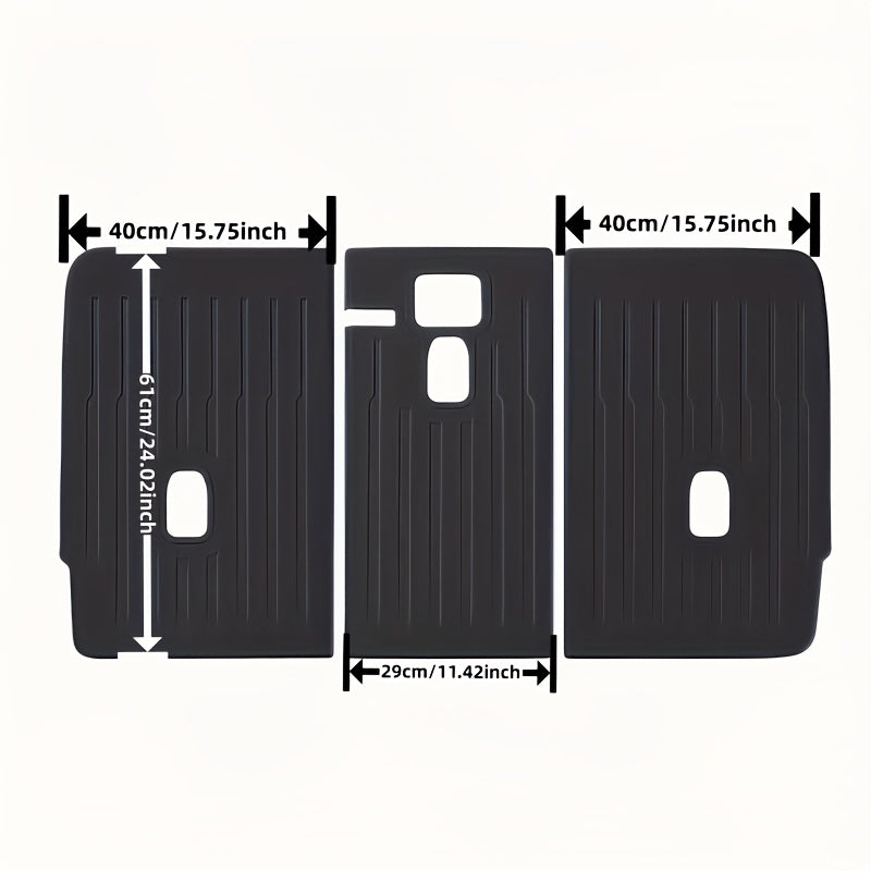 Rear Seat Back Protector Mat TPE for Vehicle Cushion Cover Scratch-Resistant