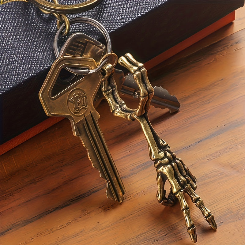 Unisex Vintage Golden Cigarette Holder Ring Adjustable Smoke Accessory