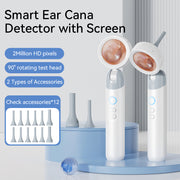 4-in-1 Smart Ear and Nose Inspection Camera with 1080P Screen and Rotating Head