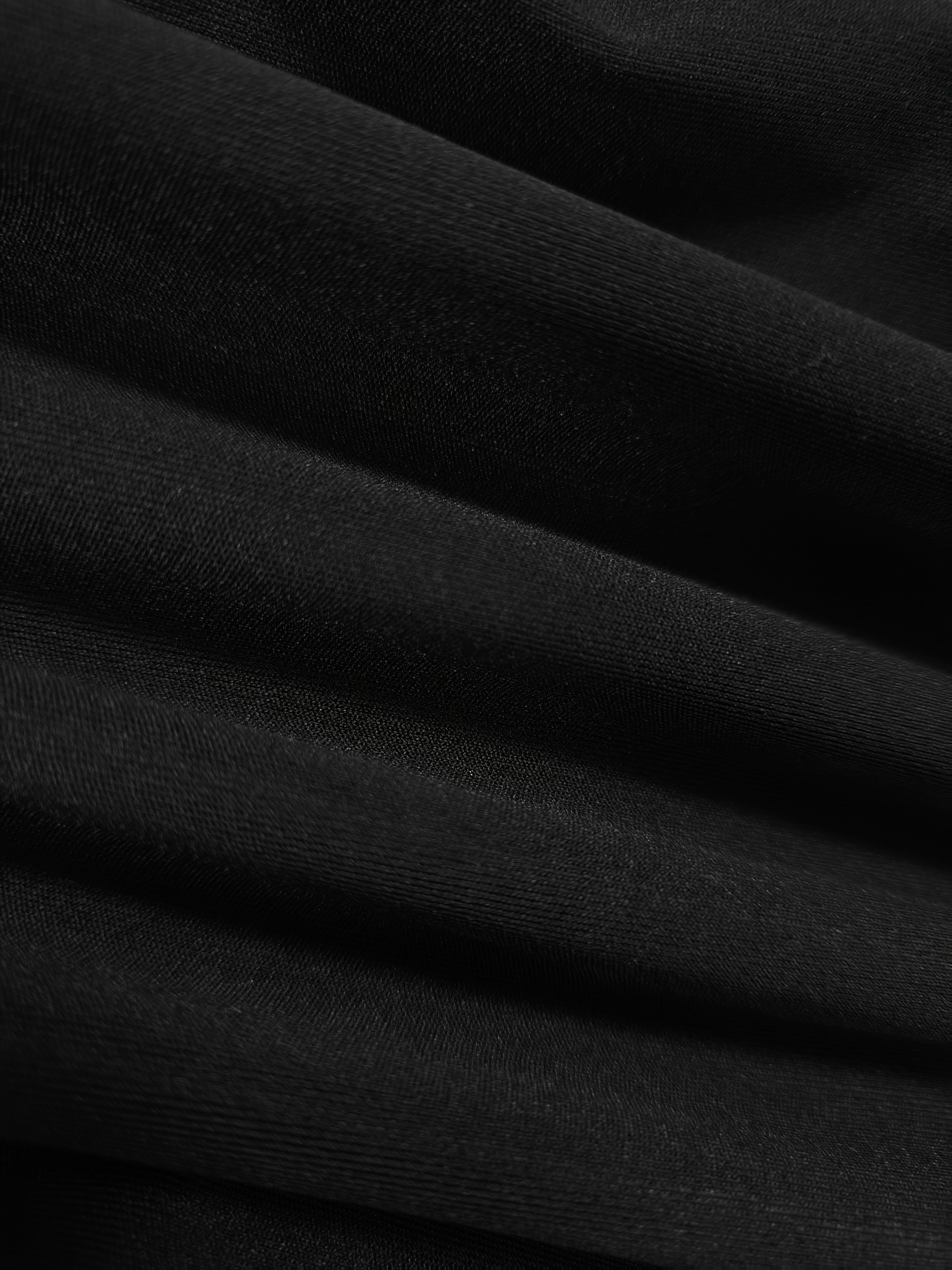 Women's Black Off-Shoulder Ruffle Jumpsuit with Waist Tie and Wide Legs