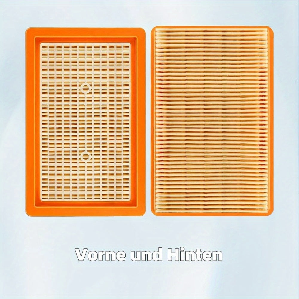 Vakum tozalash uchun 3 ta tekis filtrlash tarmog'i elementlari va kichik cho'tka bilan aksessuarlar