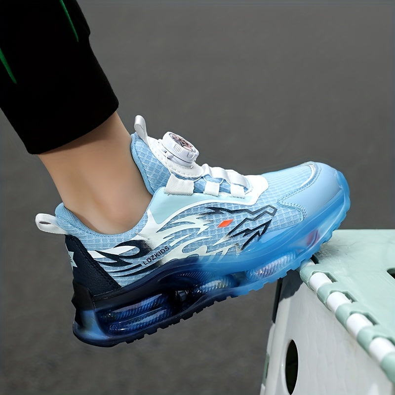 Kids' Boys Mesh Sneakers with Animal Pattern Stripes Low Top Breathable Outdoor Running