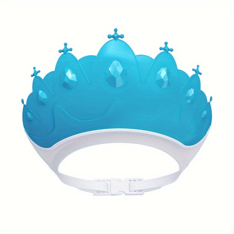 Solid Color Crown Style Shampoo Cap for Kids and Adults Perfect for Holidays Gifts
