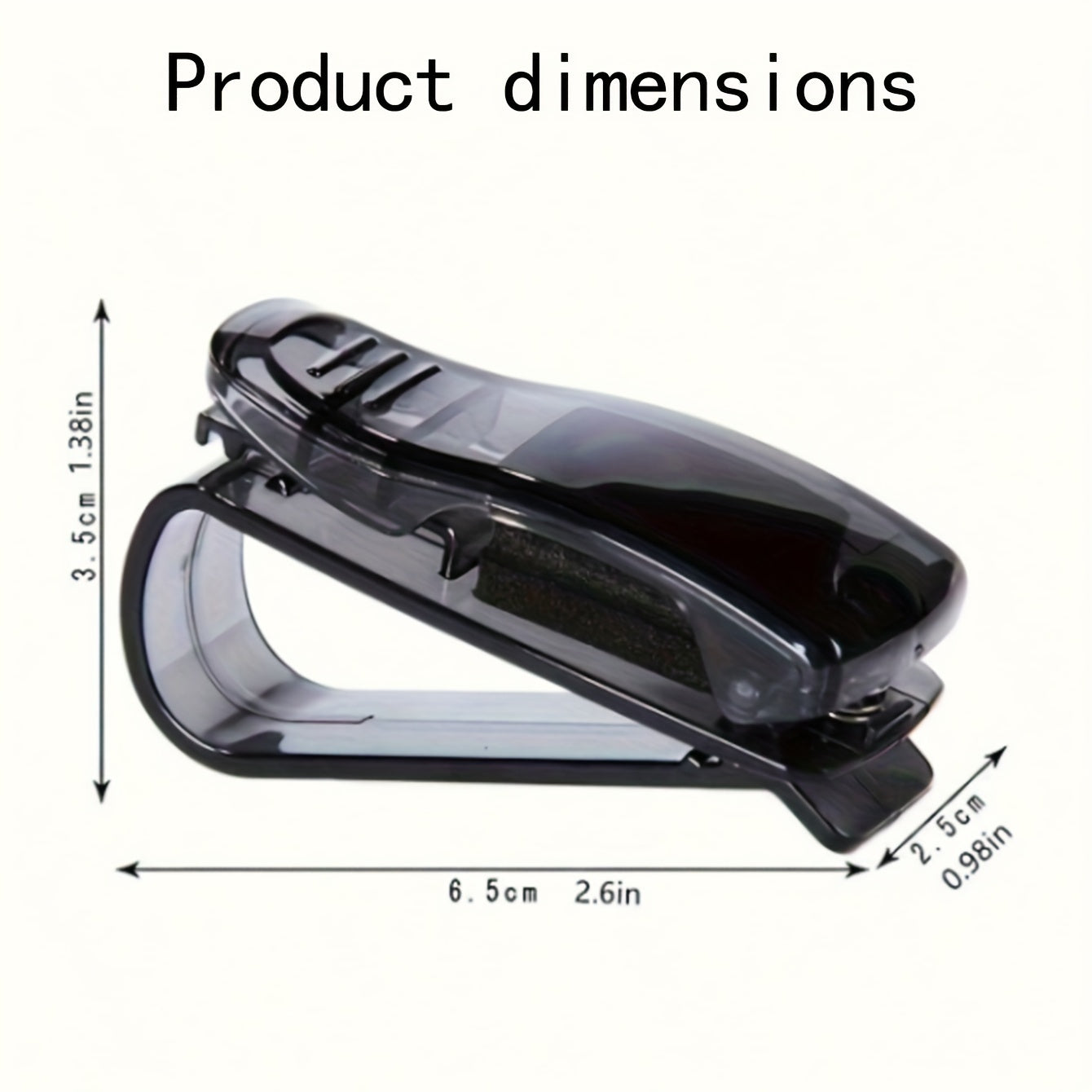 Car Sun Visor Organizer with Ticket and ID Card Slots Durable ABS Material