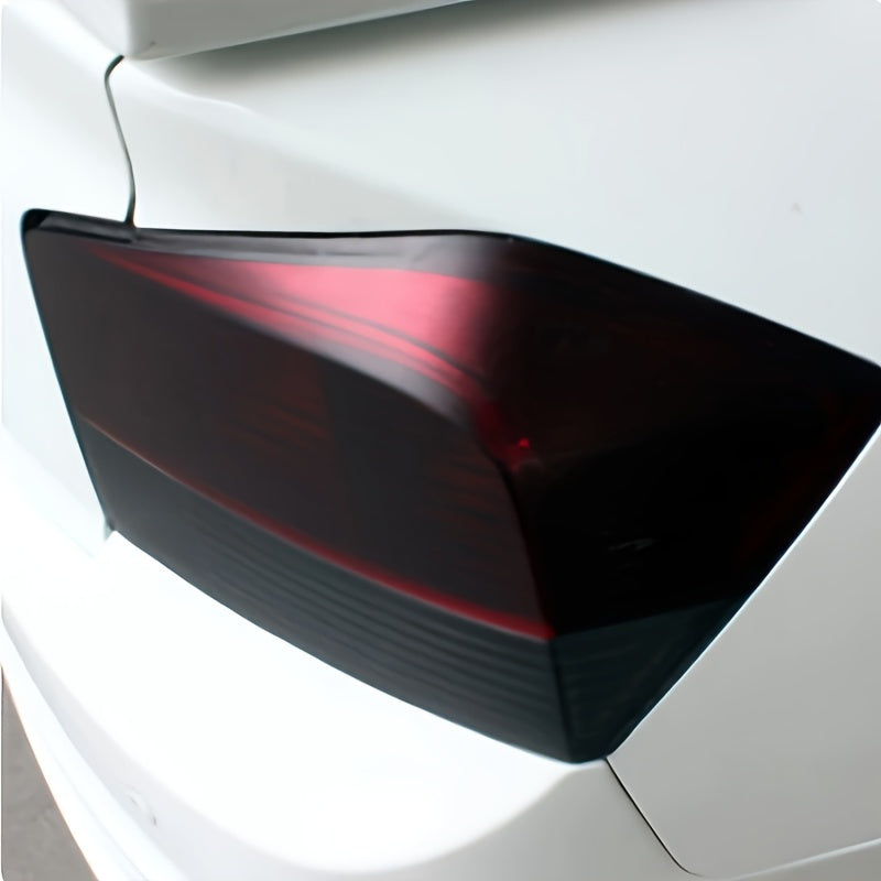 Película de vinilo negro mate para luces traseras de coche 30x100cm, envoltura para carrocería