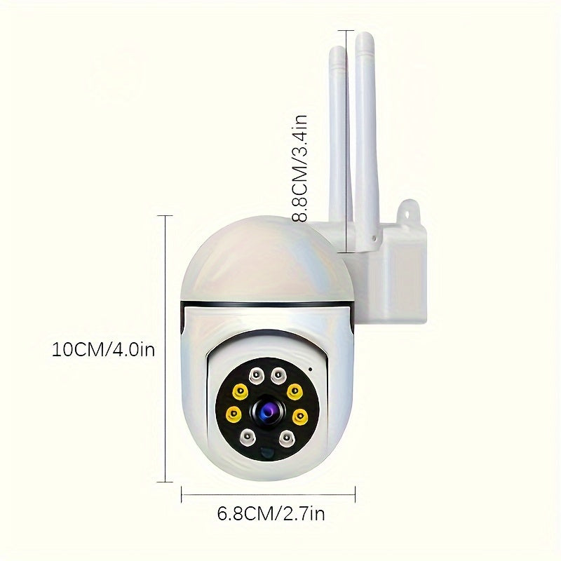 HD 2.4G WiFi Outdoor Night Vision Security Camera with Smartphone Access