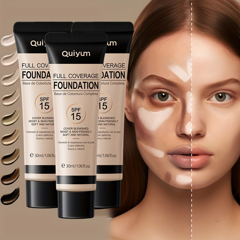 Women Foundation 30ml Full Coverage Matte Oil-Control Concealer