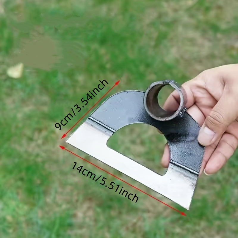 Все-сталь безрукоятная прополочная мотыга 14 см с утолщённым пиловым лезвием