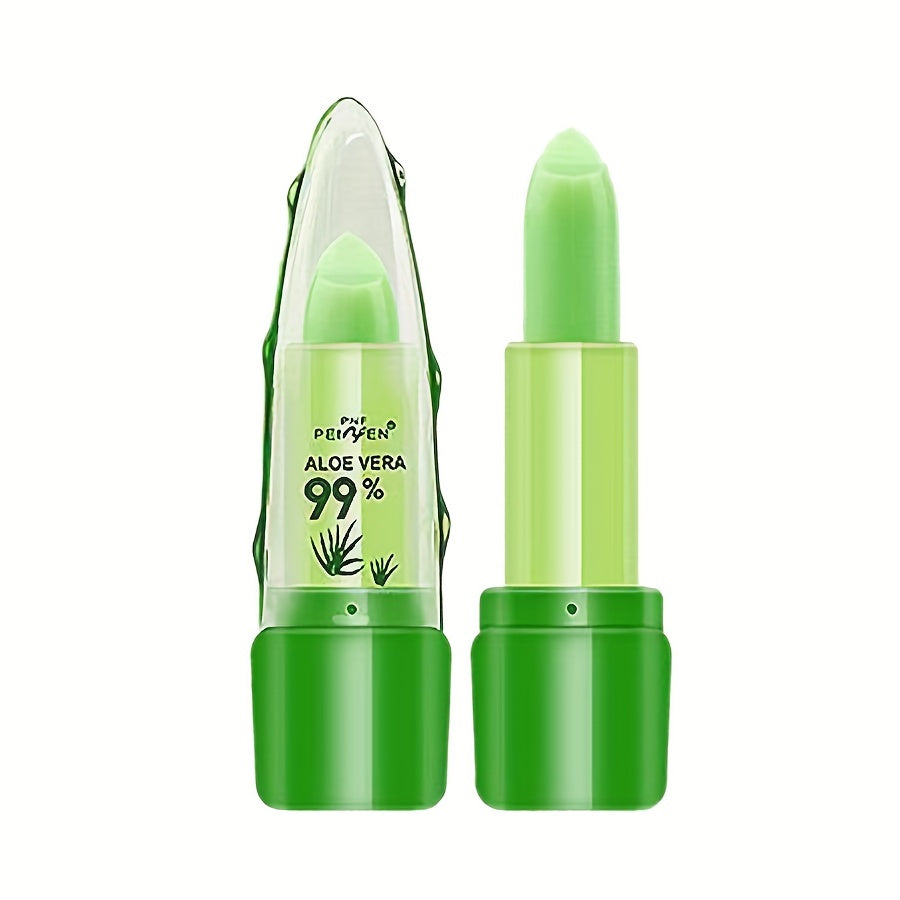 Unisex Long-Lasting Hypoallergenic Shimmery Lip Balm with Aloe Vera