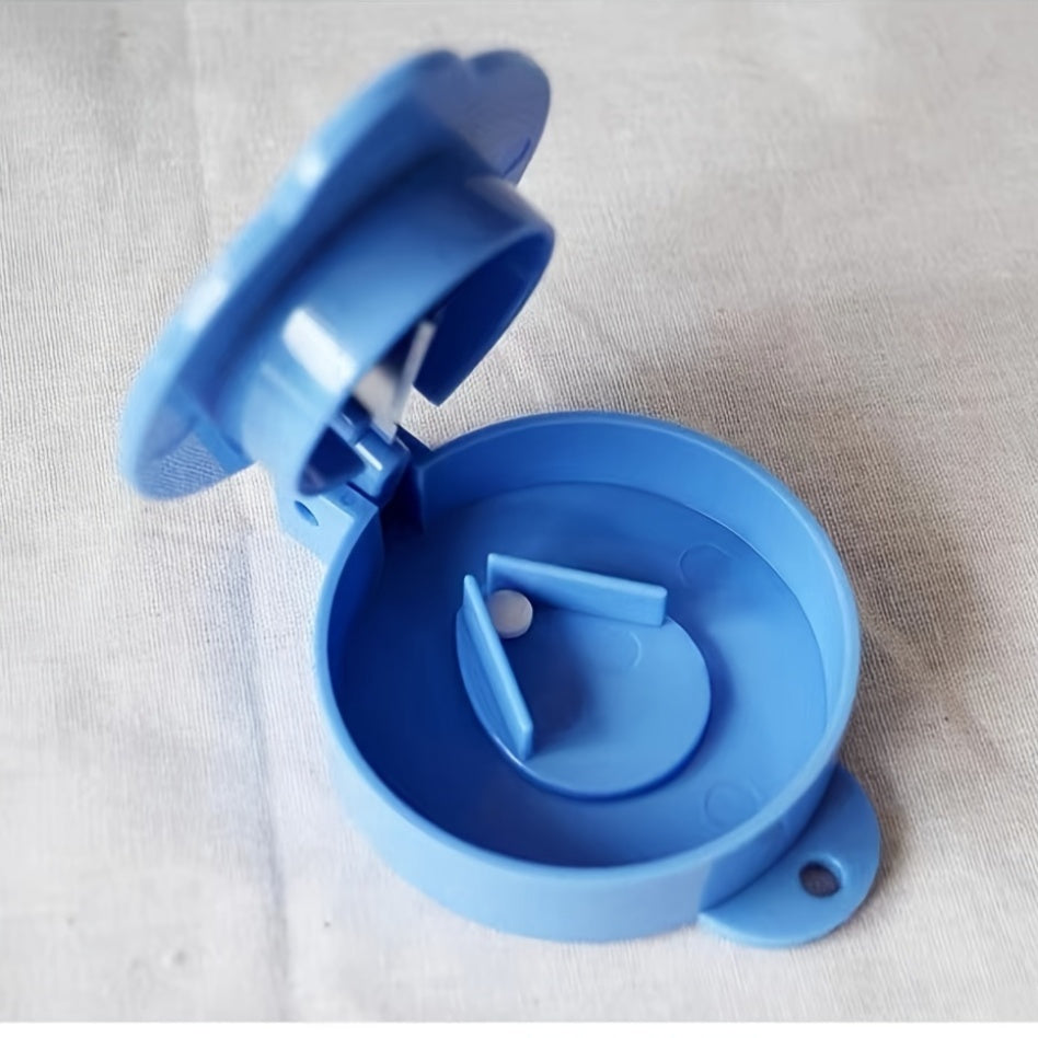 Portable Pill Cutter and Storage Box for Travel with Crusher Function
