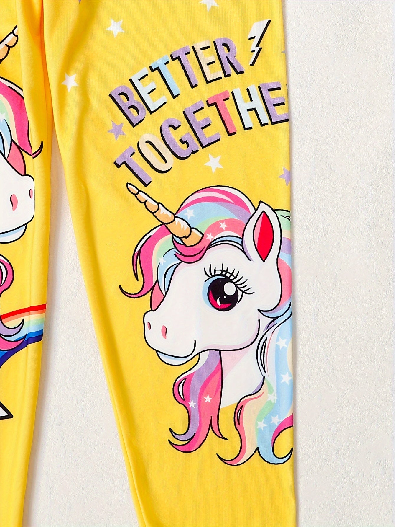 Детский комплект из короткого рукава и джоггера для девочек с животным принтом для активного отдыха