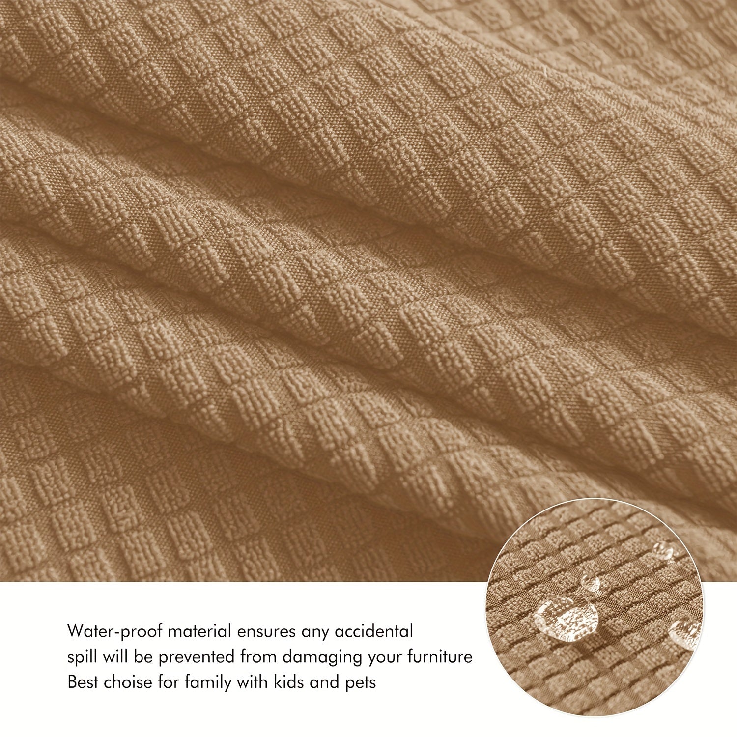 Water Resistant Elastic Dining Chair Slipcover for Large Chairs Spill-Proof for Dining Room Weddings Ceremonies Banquets