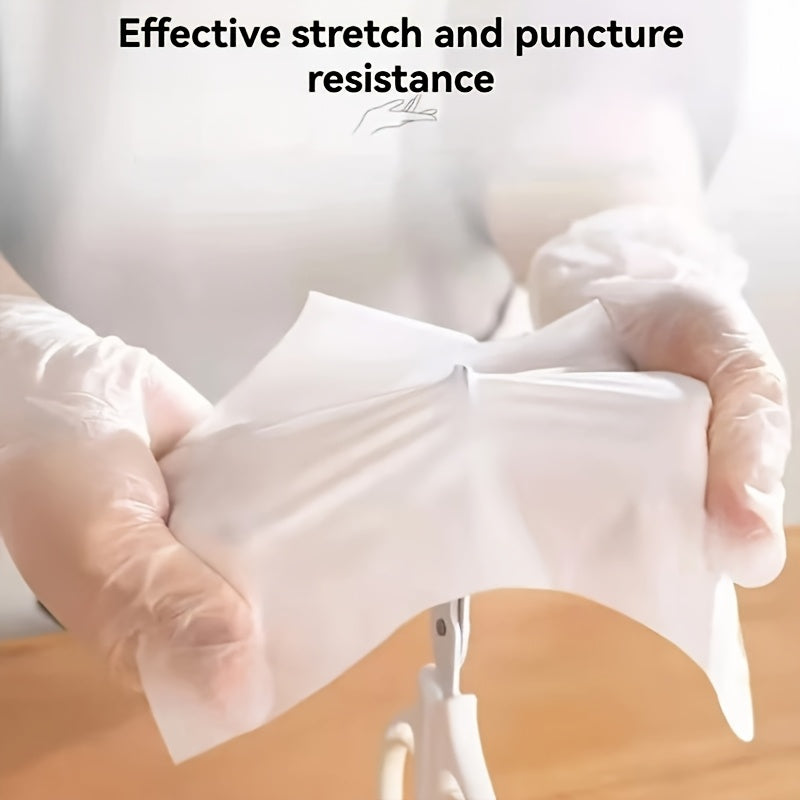 Disposable TPE Gloves Food Grade Waterproof Transparent for Catering Packs of 100 300 600