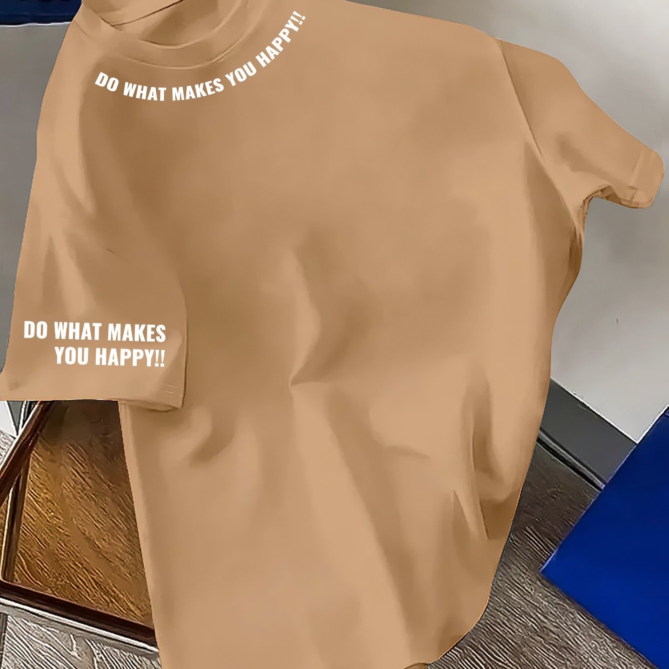 Camiseta de manga corta para hombre con patrón geométrico de verano en poliéster