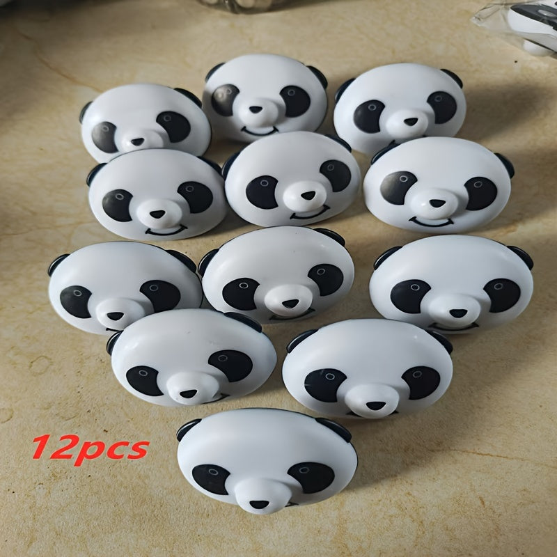 Black Panda Design Magnetic Duvet Cover Clips Reversible Bed Sheet Fasteners Non-Slip Quilt Holders