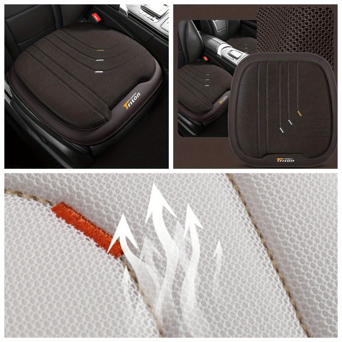 Universal Four Seasons Breathable Car Seat Cover Cushion Protector