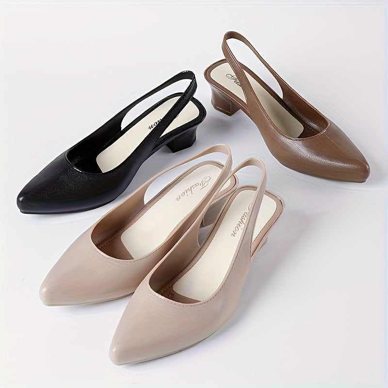 Women's Black Glitter Loafers Pointed Toe Flats with Ankle Strap