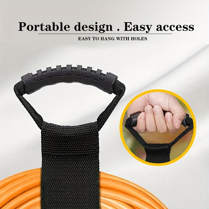 Heavy Duty Garden Hose Storage Strap Garage Storage 44.96cm