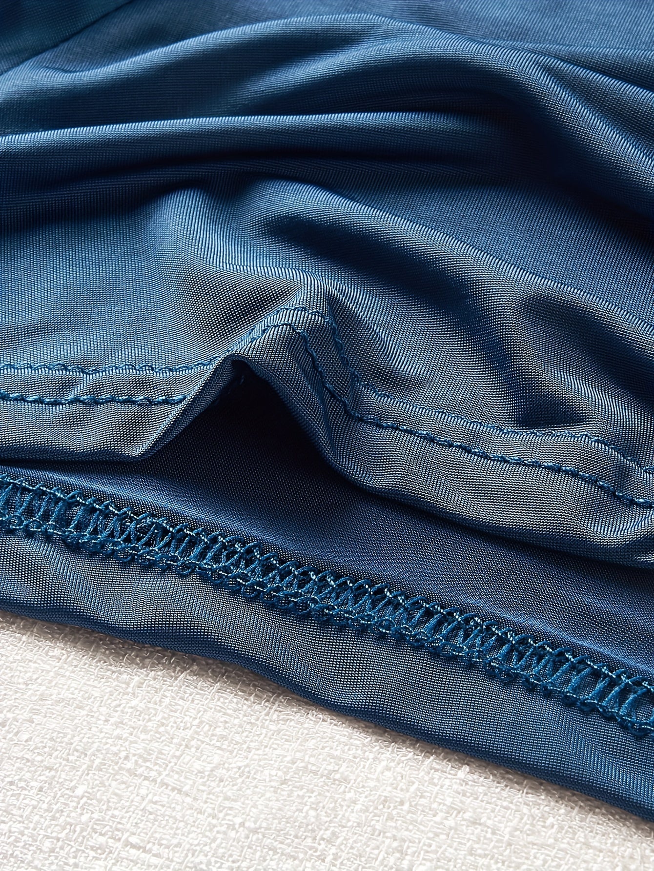 Men's Boxer Shorts 6-Pack Breathable Silky Polyester Semi-Sheer Solid