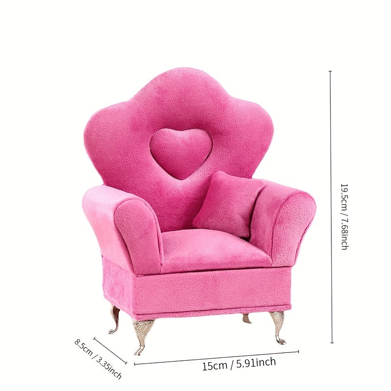 Mini Jewelry Box for Women Velvet Storage Organizer for Earrings Rings and Necklaces