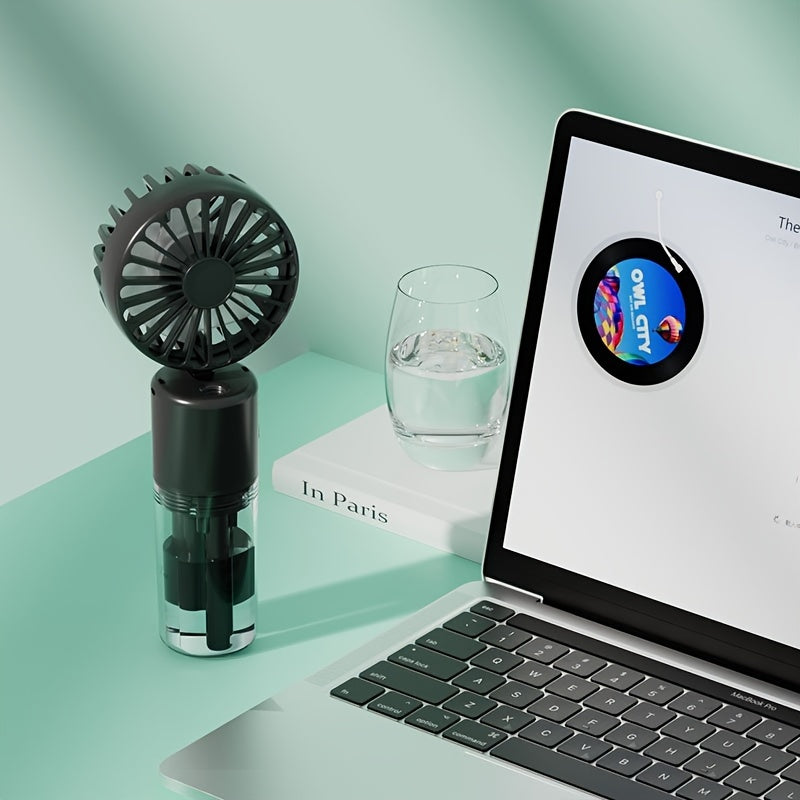 Portable USB Fan with Rechargeable Battery and Wearable Design