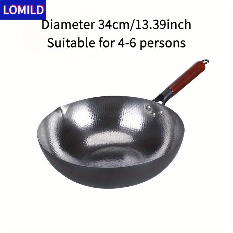 LOMILD - Универсальная антипригарная сковорода для жарки в домашних условиях с узором в виде рыбьей чешуи, подходящая для индукционных плит. Идеальна для различных методов приготовления и отлично подходит в качестве подарка.