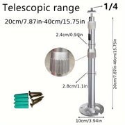 Soporte universal para proyector de techo y pared, altura retráctil 20,07-39,88cm para cámaras de vídeo CCTV DLP