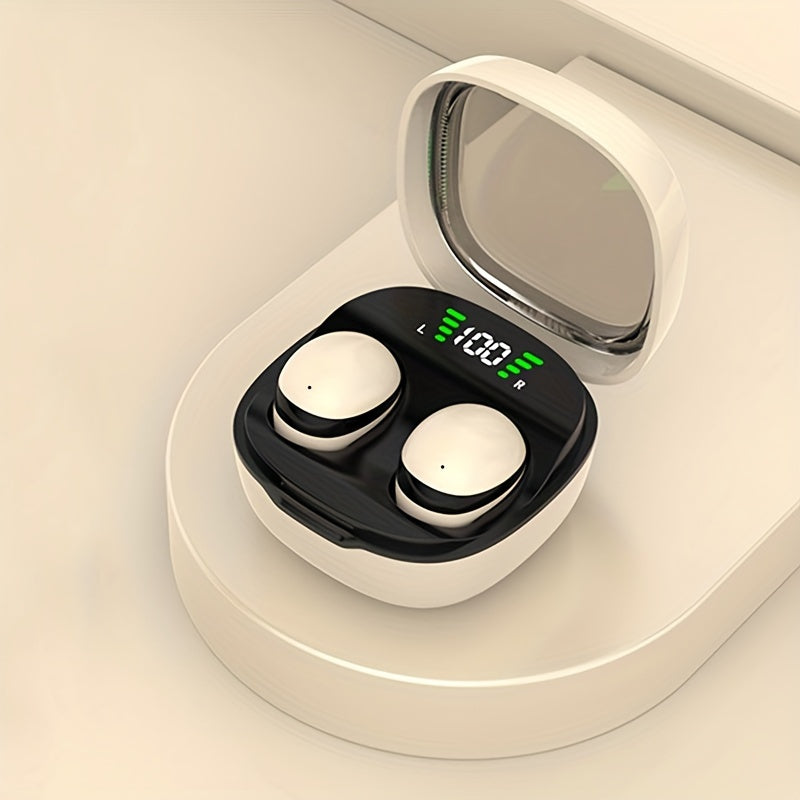 Teriga do'st bo'lgan moslashuv: Qora, teri va oq rangdagi ultra-kichik ko'rinmas quloqchinlar. Yansımalar yo'q, uzoq vaqt kiyish uchun qulay. Ideal qiz do'stga sovg'a.