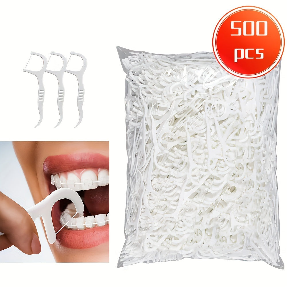 Disposable Dental Floss Picks Pack for Deep Cleaning, Portable and Hygienic
