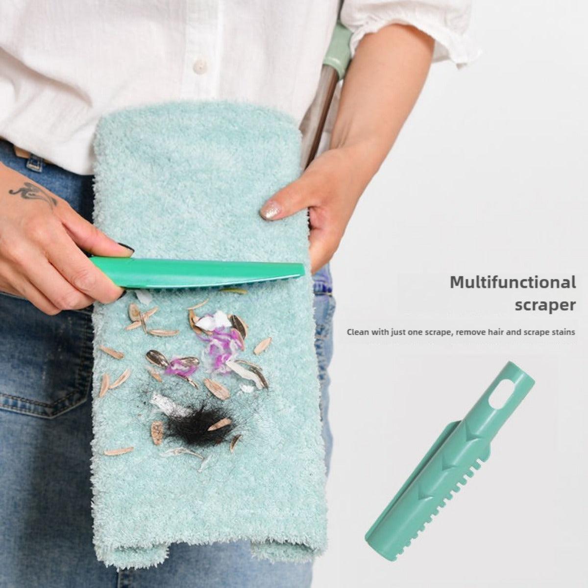 Adjustable Microfiber Flat Mop for Hardwood Tile Glass Cleaning